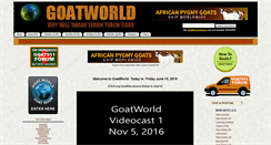 Desktop Screenshot of goatworld.com